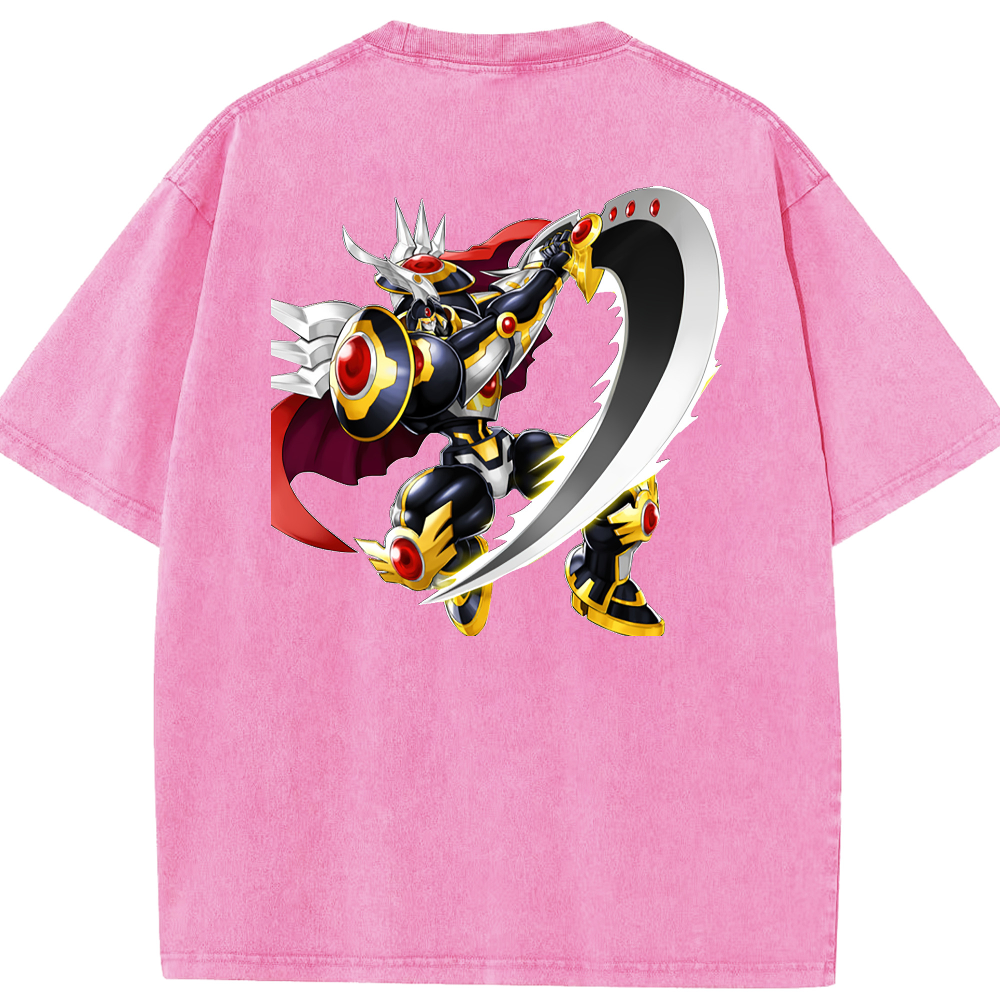 （画像用） 遊☆戯☆王 Yu-Gi-Oh! 綿100% ヴィンテージ風 半袖Tシャツ（背面プリント）